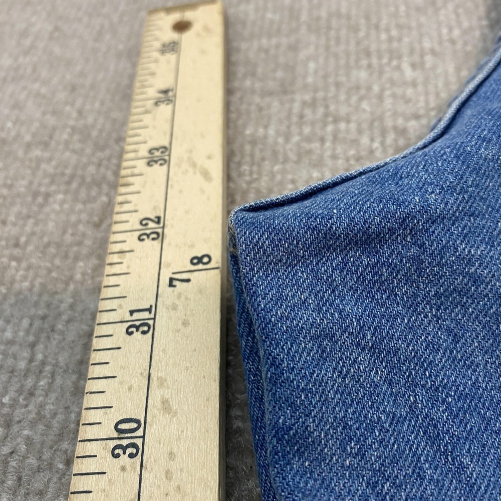 Signature by Levi Strauss Womens High-Rise Wide Leg Jeans in Blue Denim - Picture 12 of 15